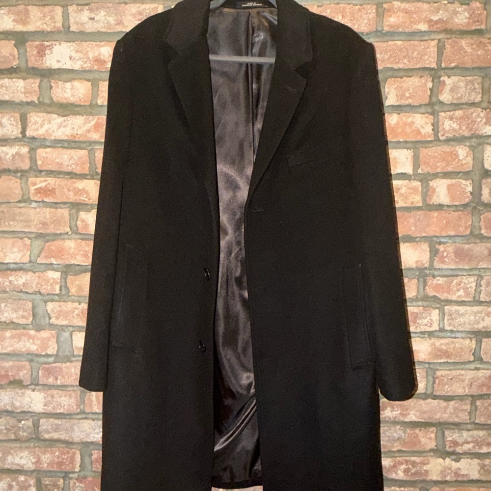 London Fog Wool Blend Overcoat 40R